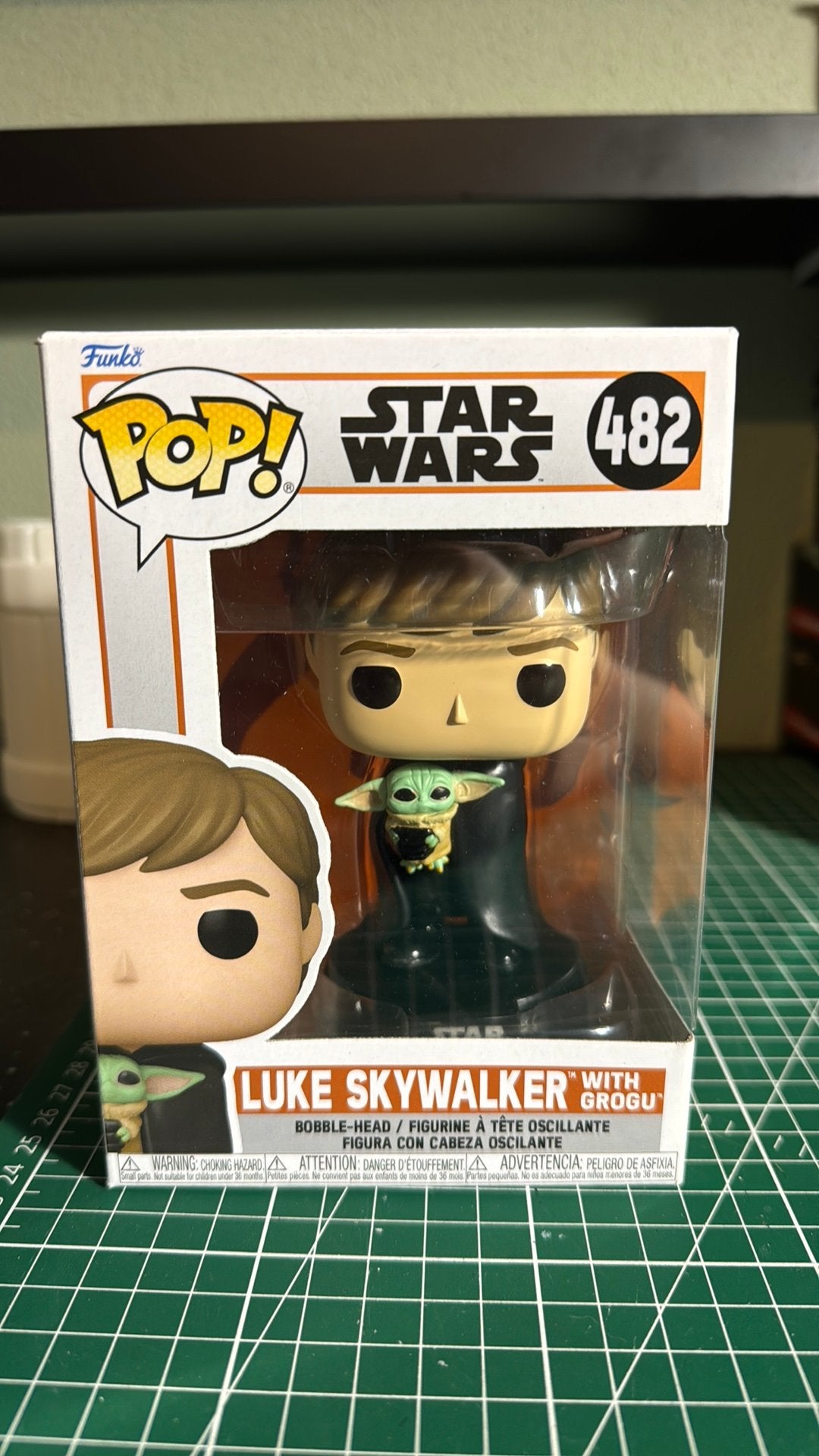 Funko Pop Luke Skywalker with Grogu, Verzamelen, Poppetjes en Figuurtjes, Ophalen, Zo goed als nieuw