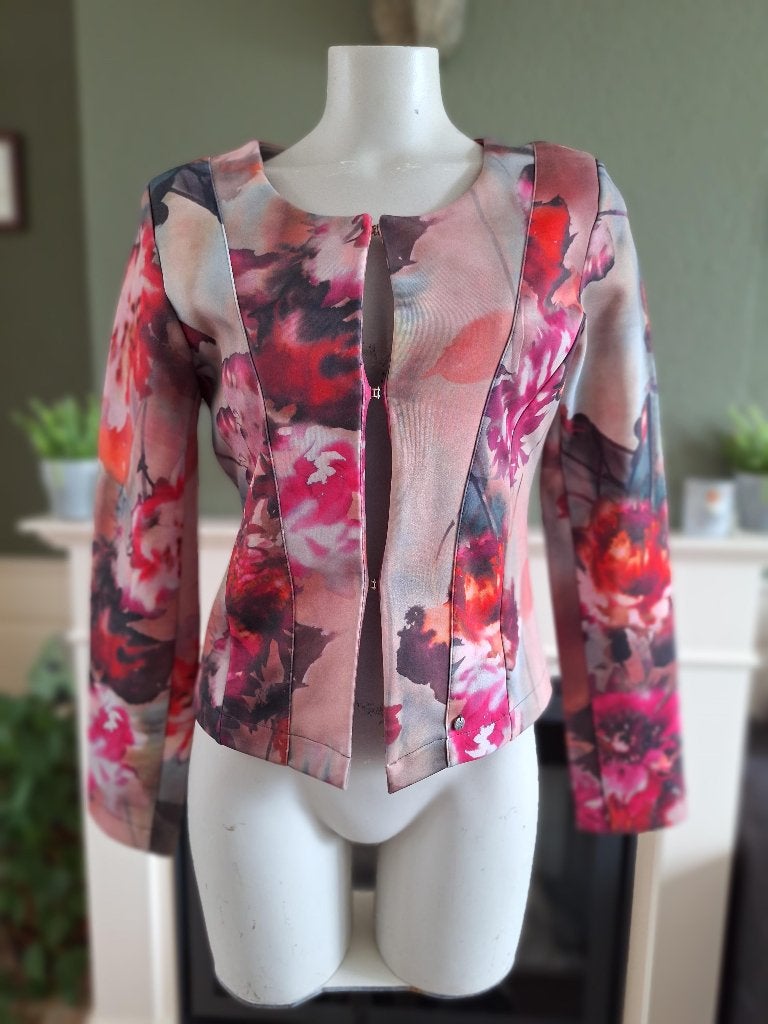 Rozes of Avalon multicolor S M 36 38 blazer jas, Maat 38/40 (M), Zo goed als nieuw, Jasje, Rozes of Avalon