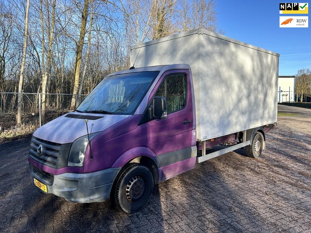 Volkswagen Crafter 35 2.0 TDI L3H2 2012! Laadbak! Boedelbak!, Auto's, Bestelauto's, Euro 5, Gebruikt, 4 cilinders, Volkswagen