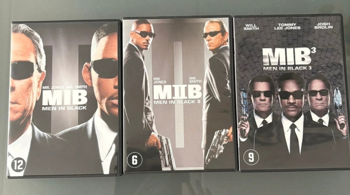 Men in Black 1, 2 en 3 DVD Boxset, Cd's en Dvd's, Engels, Nederlands, Actiethriller, Ophalen of Verzenden