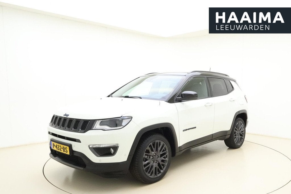 Jeep Compass 4xe 240 Plug-in Hybrid Electric S | Navigatie |, Auto's, Jeep, Automaat, 4 cilinders, Wit, Bedrijf