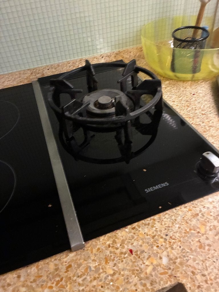 Gaswokbrander, Siemens, Witgoed en Apparatuur, Ophalen, Gebruikt, 3 kookzones of minder, Inbouw