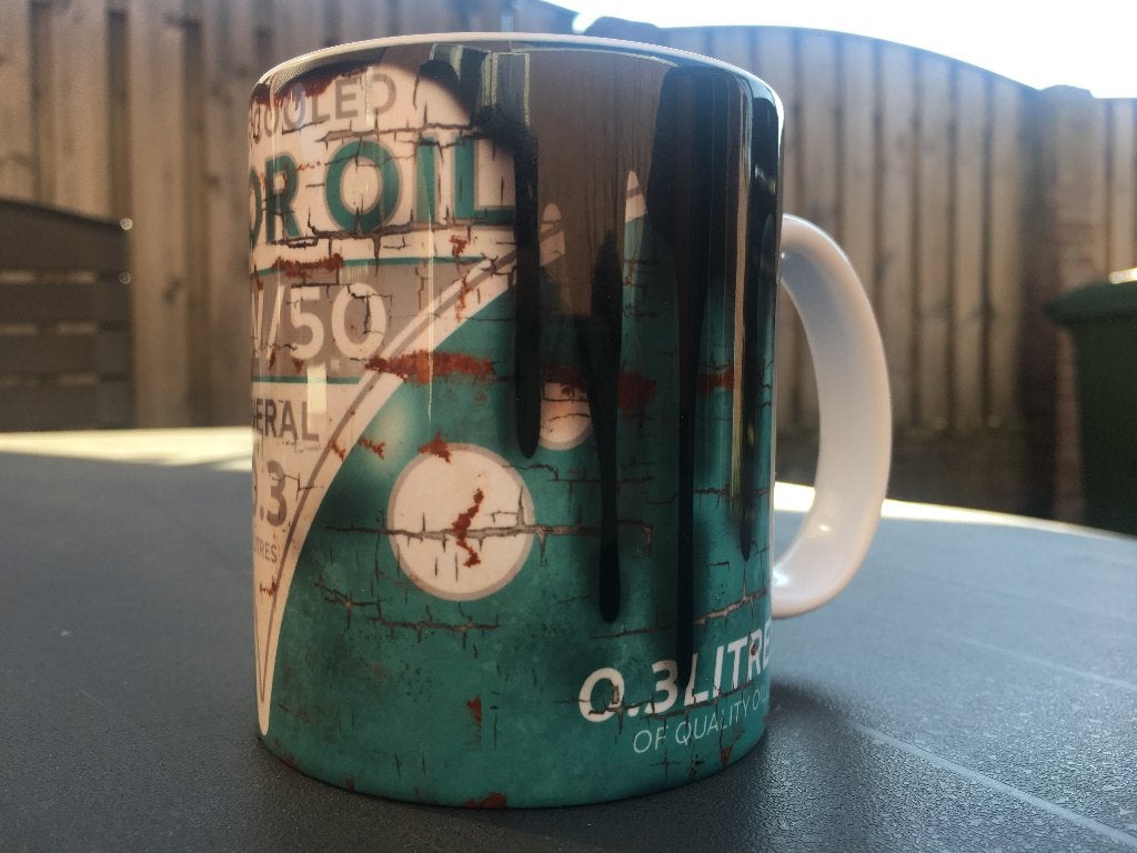 ✅ VW Campervan Volkswagen T1 bus mok Vintage olie, Ophalen of Verzenden, Nieuw, Auto's