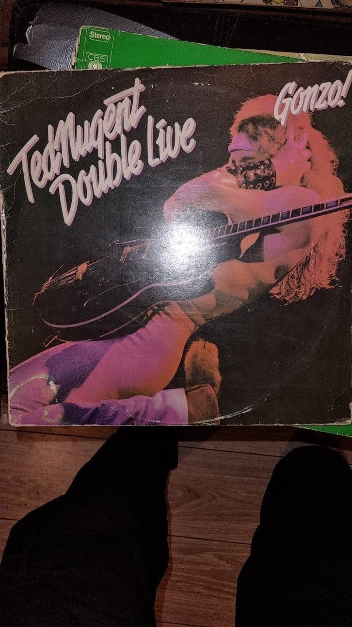 Ted Nugent - Double Live Gonzo! dubbel (LP), Cd's en Dvd's, Gebruikt, Overige formaten, Ophalen of Verzenden, Dubbel-LP