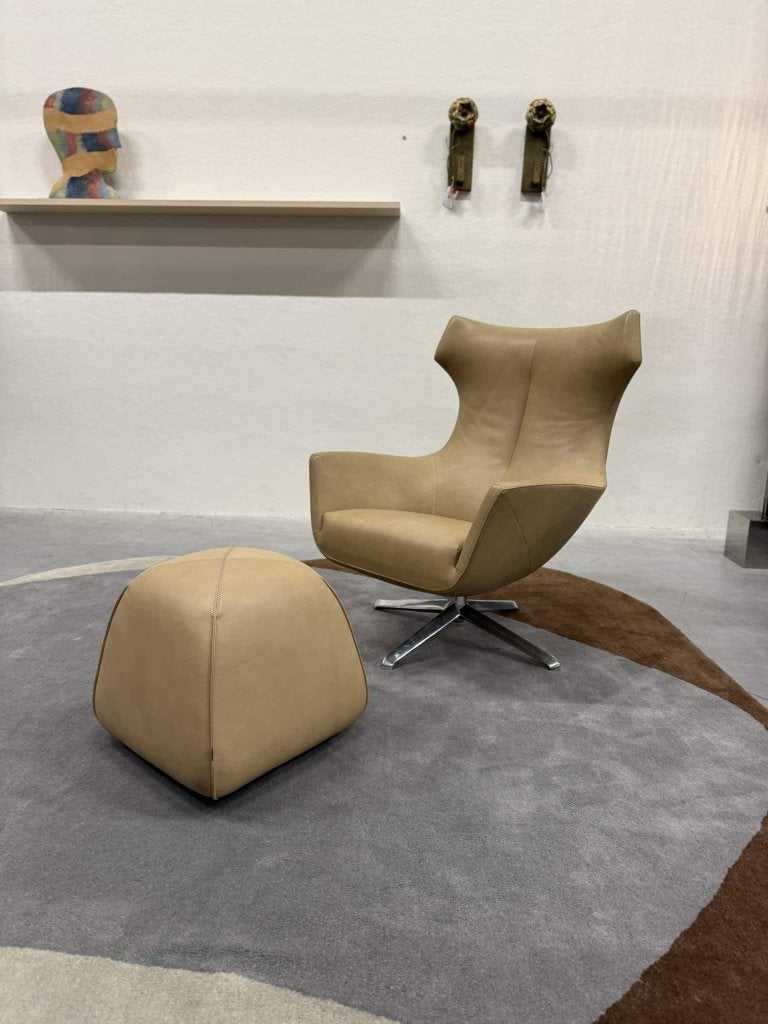 Nieuw Design on Stock Nosto Draaifauteuil Leer Design Stoel, Ophalen of Verzenden, 75 tot 100 cm, Design on Stock, Nieuw