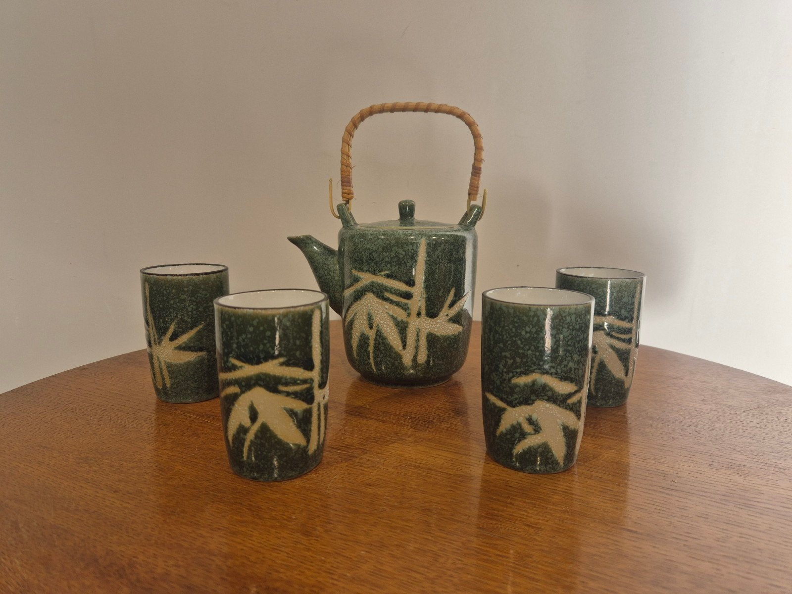 japanse theepot met 4 kopjes, Ophalen of Verzenden