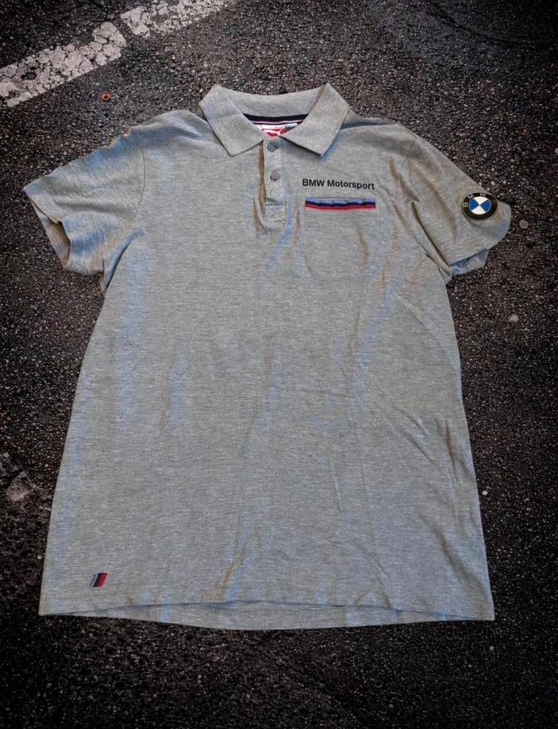 Puma BMW Motorsport Polo Shirt L Grijs Performance, Kleding | Heren, Ophalen of Verzenden, Zo goed als nieuw, Maat 52/54 (L), Grijs