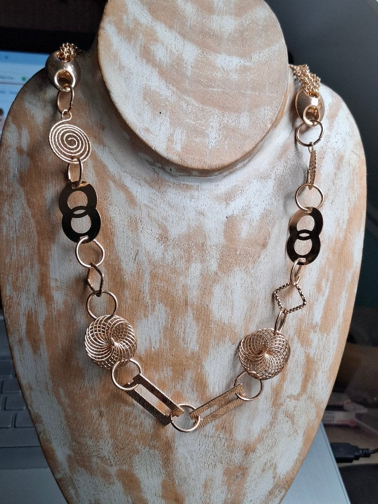 Ketting, Ophalen of Verzenden, Zo goed als nieuw, Overige kleuren, Overige materialen