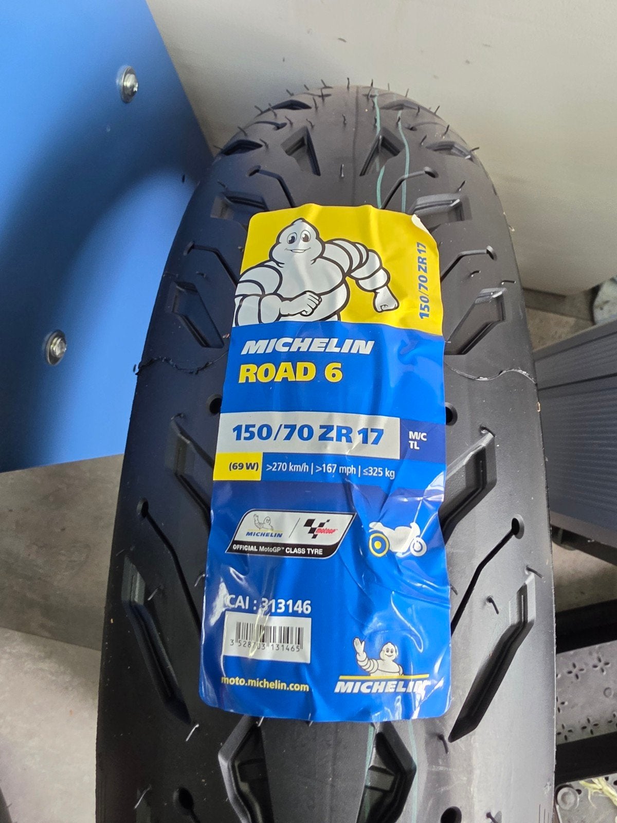 Nieuwe Michelin Road 6Motorbanden (120/70 ZR17 & 150/70 ZR17, Ophalen, Nieuw