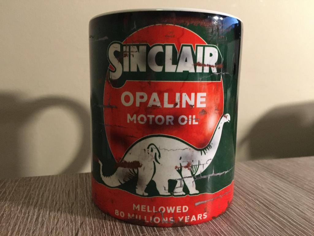 ✅ Sinclair Motor Oil mok Vintage olie F1 Autosport NIEUW, Ophalen of Verzenden, Nieuw, Motoren
