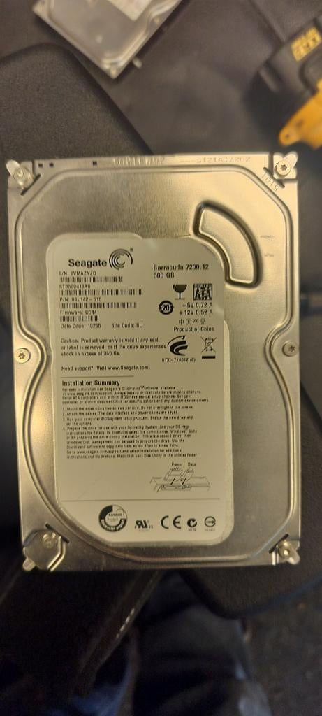 Seagate Barracuda 7200.12 500 GB harde schijf, Ophalen of Verzenden