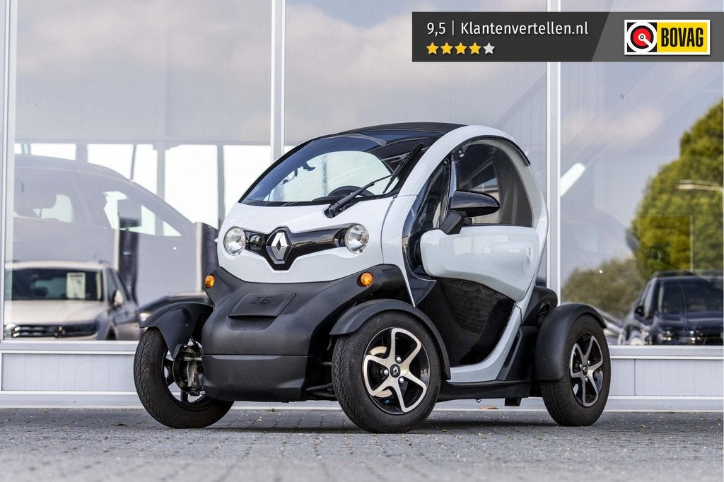 Renault Twizy Cargo Koop accu! (bj 2016, automaat), Auto's, 12 maanden, Gebruikt, Zwart, Twizy Cargo