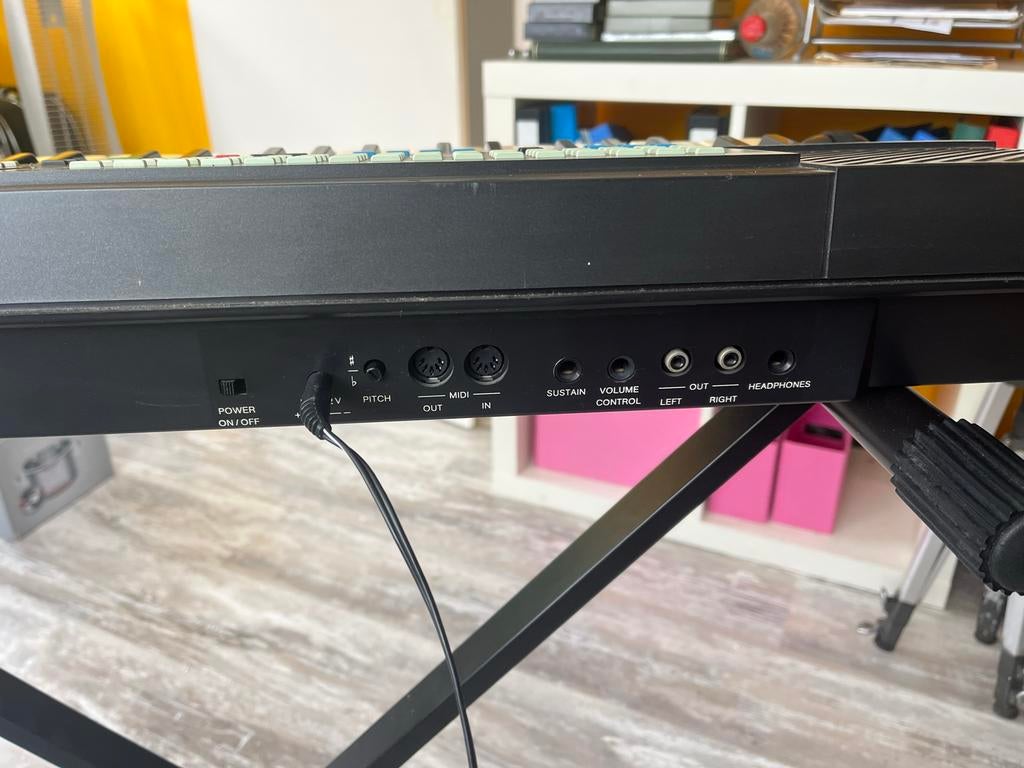 Vintage GEM PK770 keyboard met MIDI en standaard, Muziek en Instrumenten, Keyboards, Met standaard, Ophalen, Overige merken, 61 toetsen