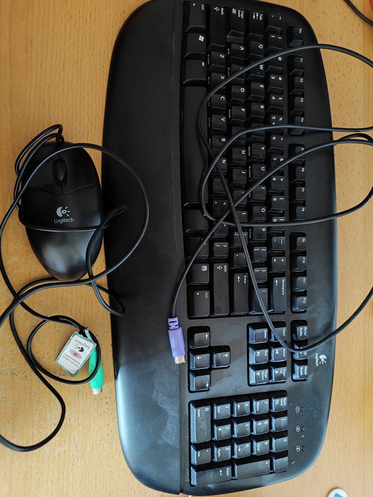 Toetsenbord +muis, Computers en Software, Gebruikt, Toetsenbord en muis-set, Ophalen of Verzenden, Qwerty