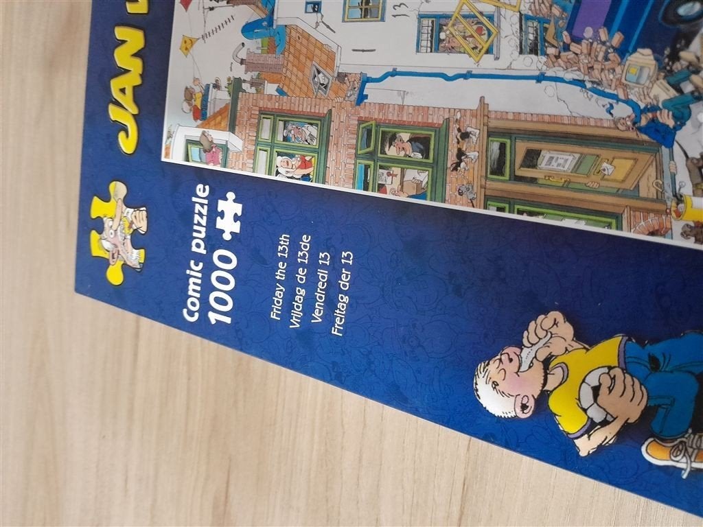 Jan van Haasteren - vrijdag de 13e - 1000stuk - s3042, Verzenden, 500 t/m 1500 stukjes, Zo goed als nieuw