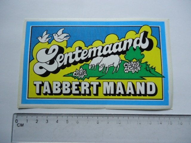 sticker oud TABBERT Camper caravan oldtimer bus autobus, Verzamelen, Verzenden, Zo goed als nieuw, Bedrijf of Vereniging
