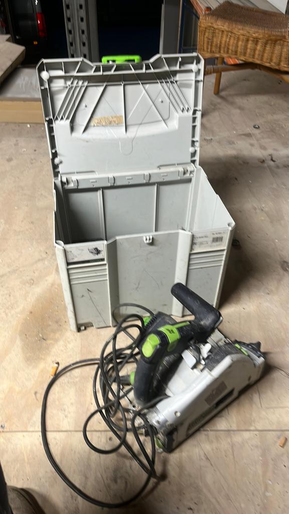Festool invalzaag ts 55 rebq, Doe-het-zelf en Verbouw, Gereedschap | Zaagmachines, Ophalen, Invalzaag, Zo goed als nieuw, 30 tot 70 mm
