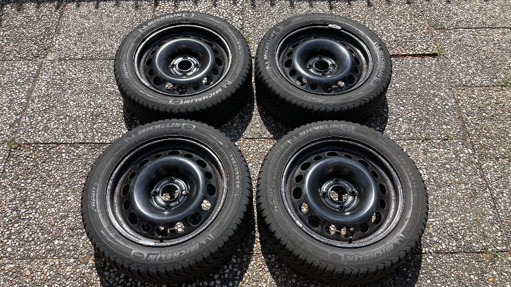 Michelin Alpin winterbanden set, Ophalen, Gebruikt, Citroën