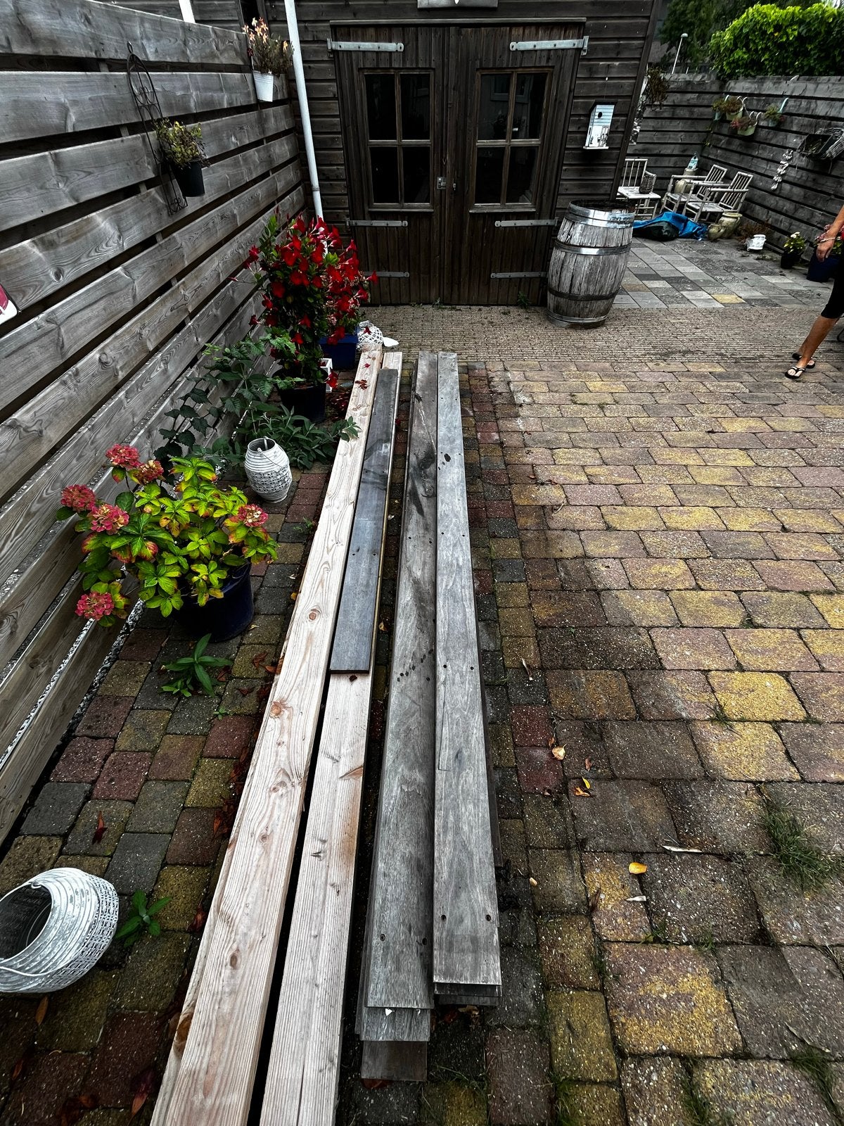 Hardhouten planken - Diverse maten, Gebruikt, 25 tot 50 mm, Ophalen of Verzenden, Plank