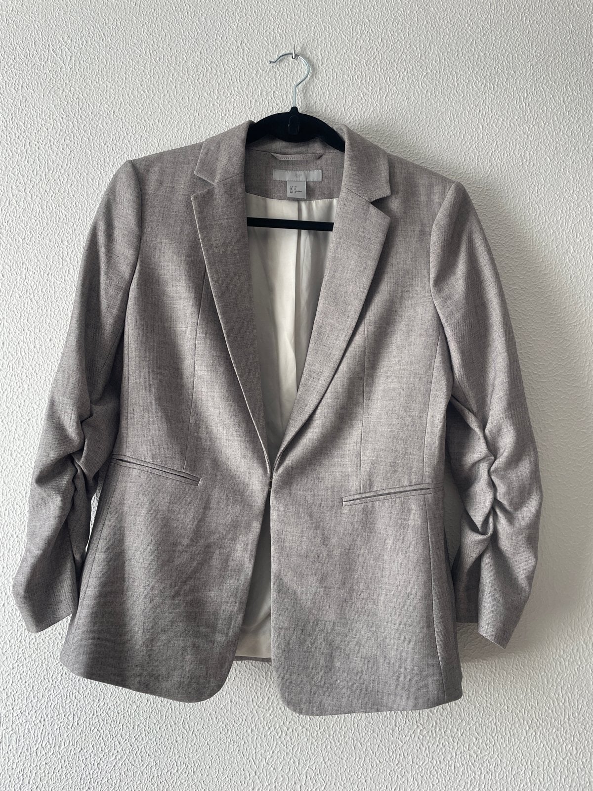 H&M Grijs Jasje Maat M, Zo goed als nieuw, Jasje, Grijs, Ophalen