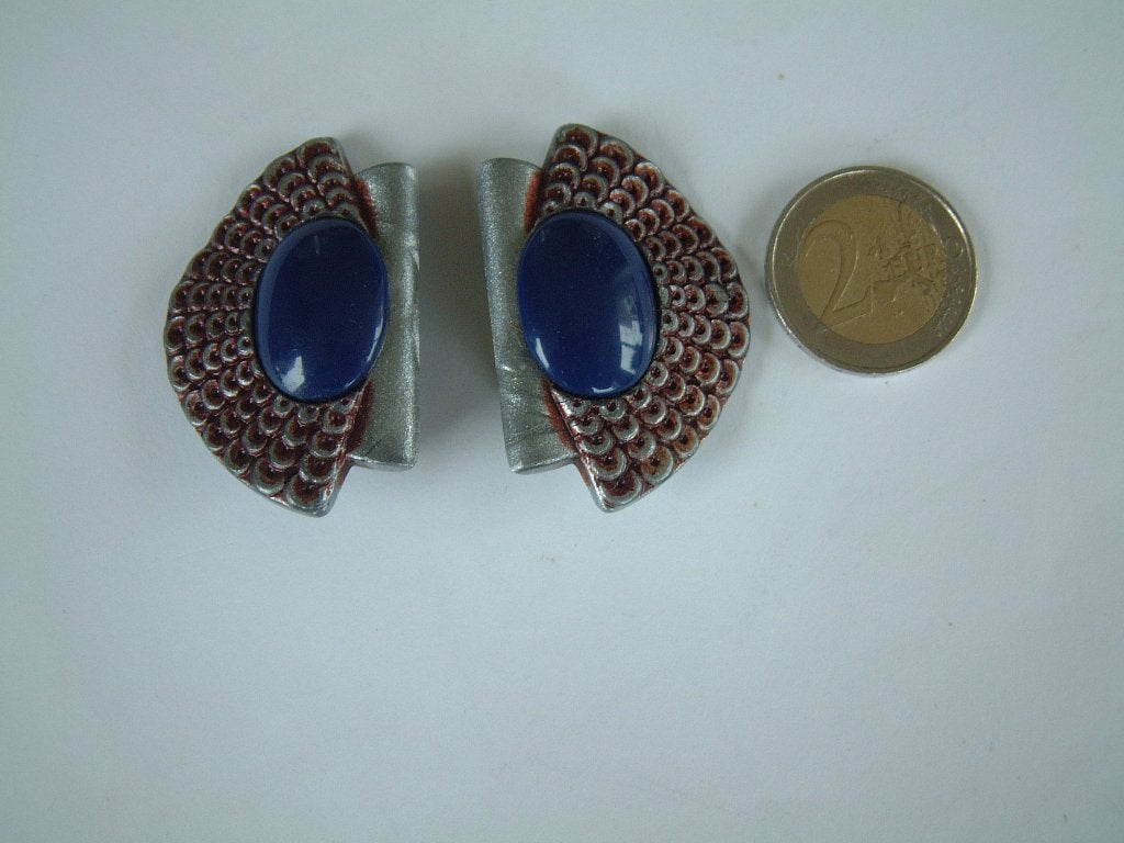 mooie grote bijzondere oorbellen clips, Sieraden, Tassen en Uiterlijk, Oorbellen, Ophalen of Verzenden, Zo goed als nieuw, Overige materialen