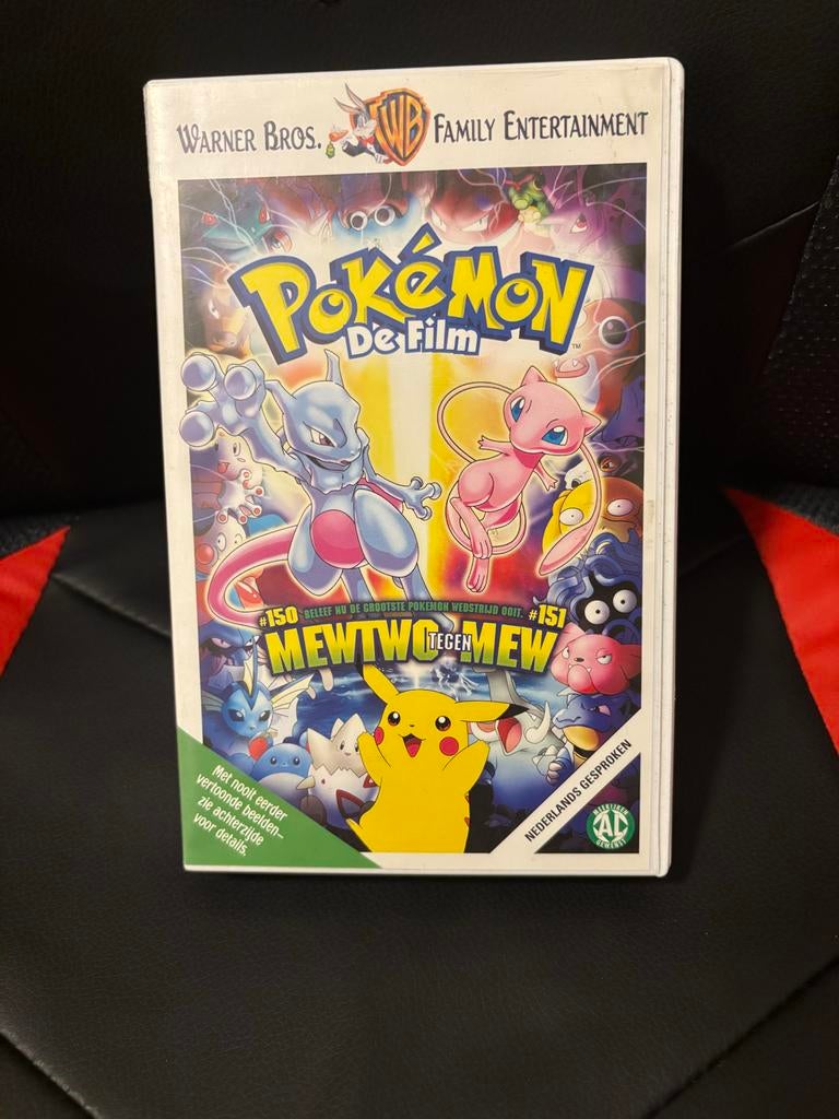 Pokémon De Film: Mewtwo Tegen Mew (VHS, Nederlands), Ophalen of Verzenden, Zo goed als nieuw