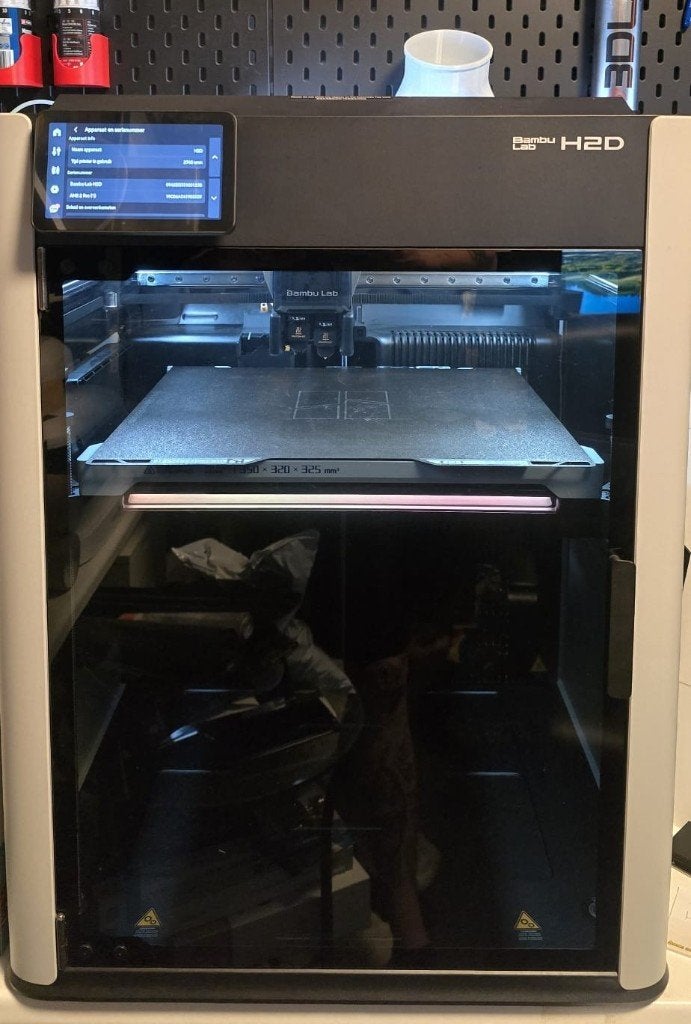 Bambulab H2D met of zonder ams, Computers en Software, 3D Printers, Ophalen, Ingebouwde Wi-Fi, Bambulab, Zo goed als nieuw