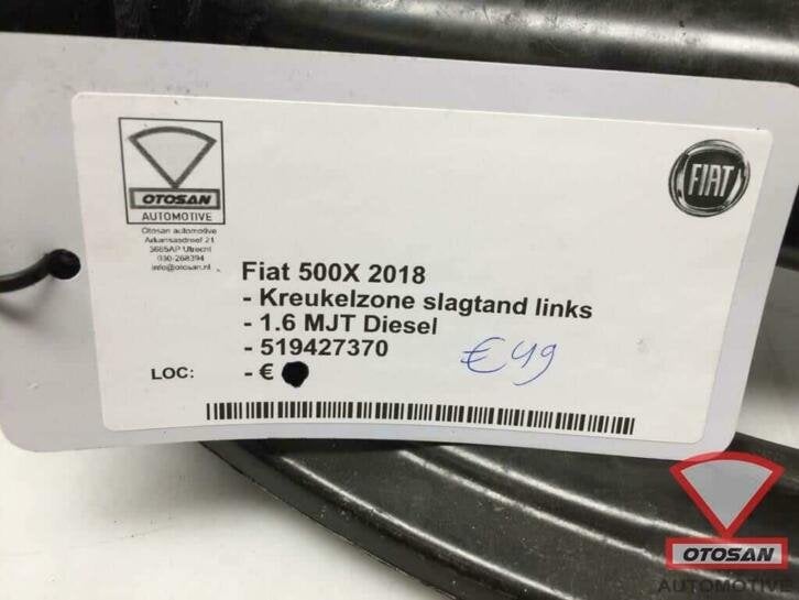 fiat 500x 2018 kreukelzone slagtand links 519427370, Gebruikt, Stellantis Europe S.p.A., Links, Ophalen of Verzenden