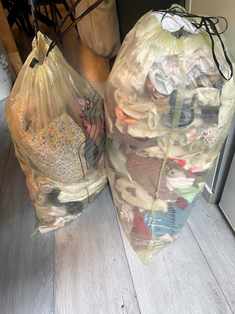 Grote partij babykleding meisjes maat 50-74 (2 zakken), Ophalen, Gebruikt, Meisje