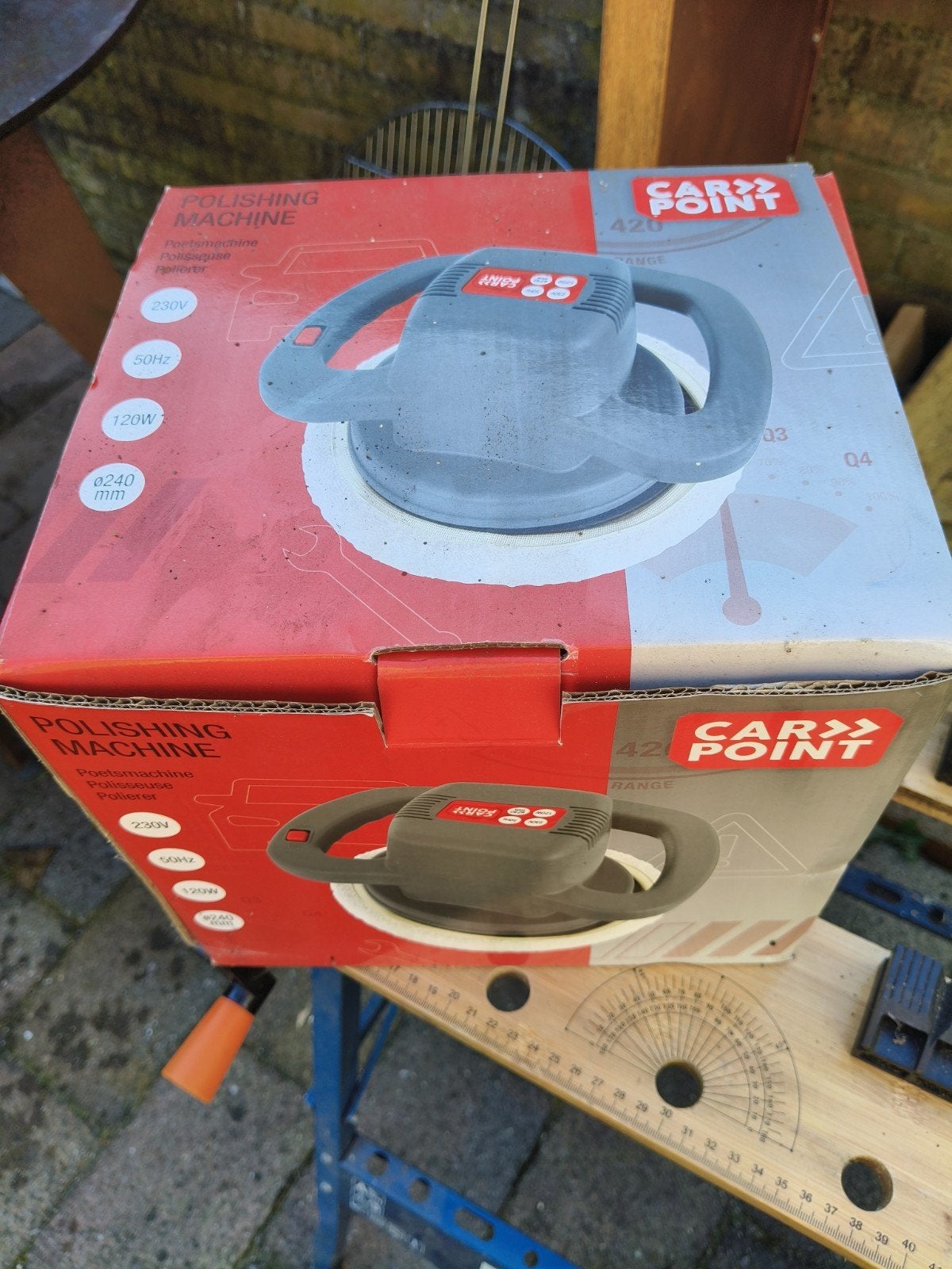 Carpoint Polijstmachine 120W, Ophalen, Zo goed als nieuw