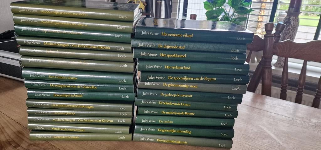 26x jules verne groene boekjes, Ophalen of Verzenden