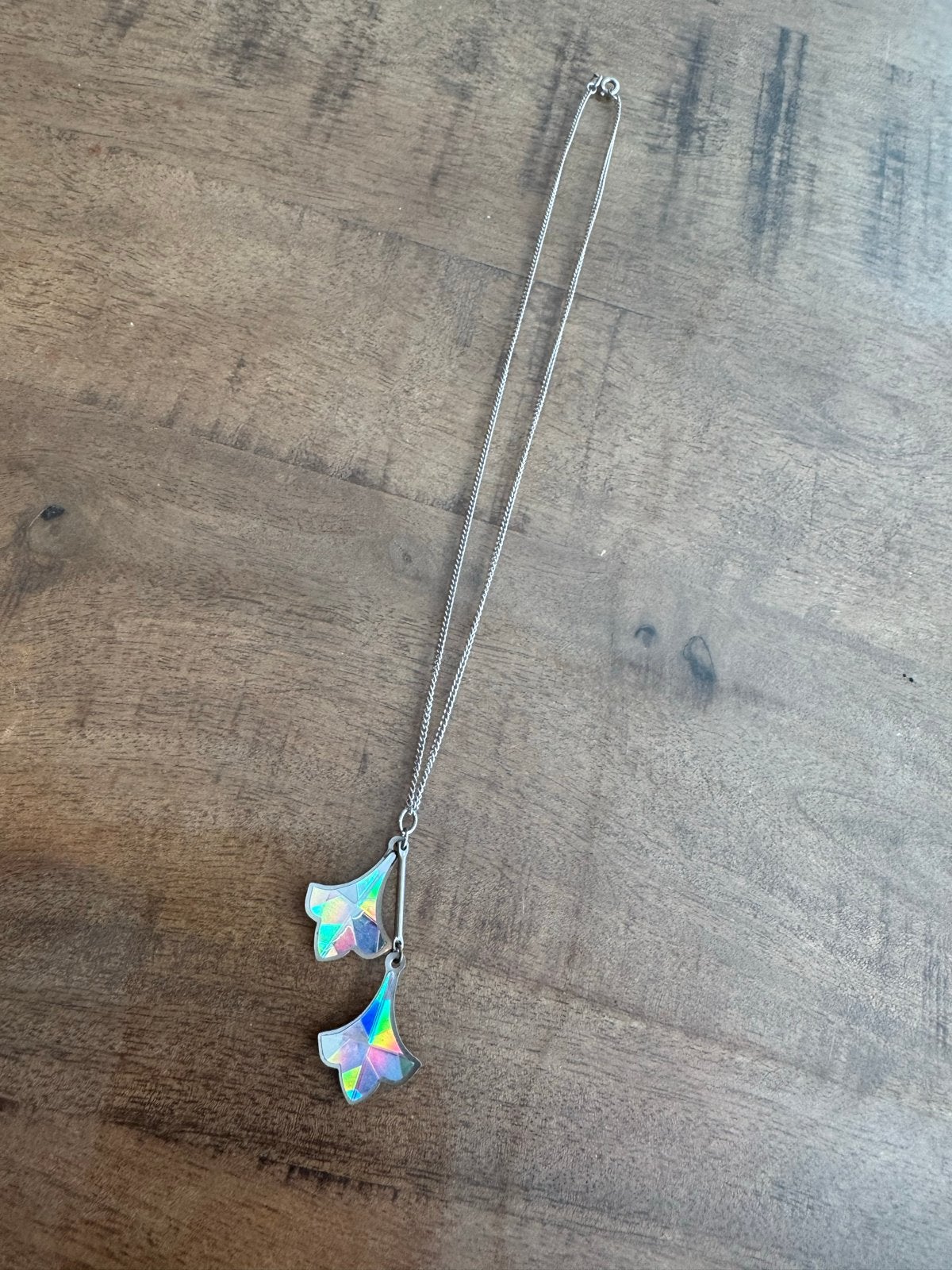 Zilveren ketting met unieke hanger - 835 zilver, Ophalen of Verzenden, Gebruikt, Zilver, Met hanger
