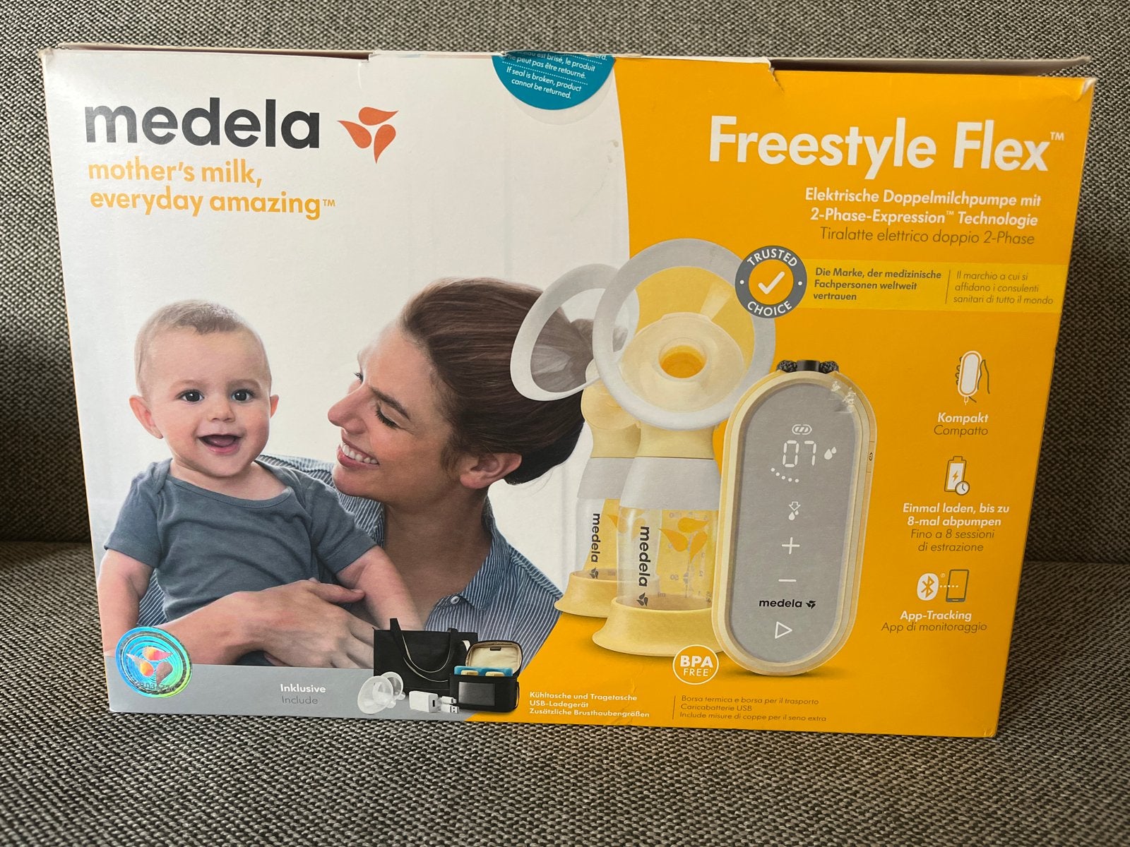 Medela Freestyle Flex borstkolf - draadloos en compleet, Ophalen, Gebruikt