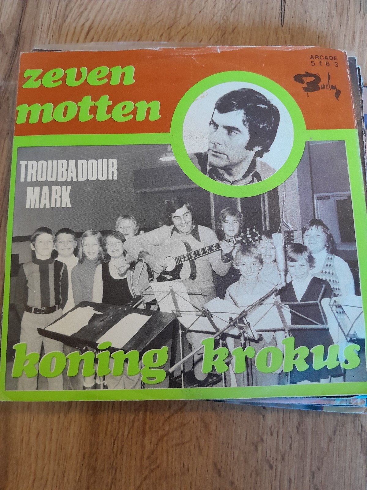 troubadour mark 7 inch zeven motten, Cd's en Dvd's, Ophalen of Verzenden, Zo goed als nieuw, Nederlandstalig