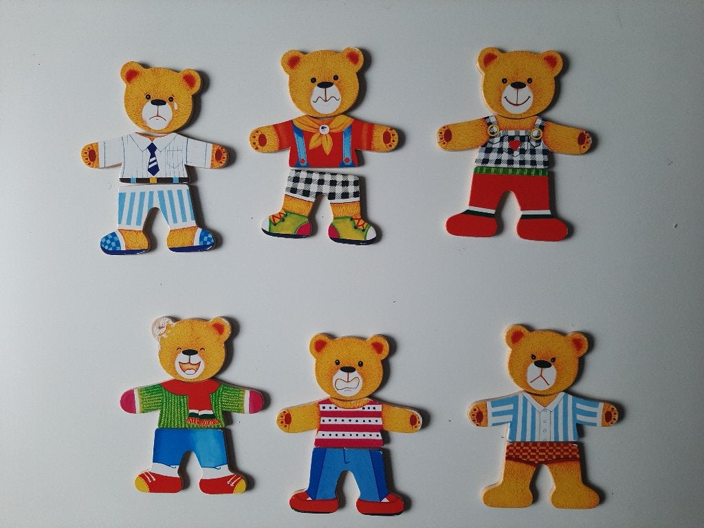 Houten berenpuzzel in houten box, Ophalen of Verzenden, Gebruikt, 2 tot 4 jaar, Van hout