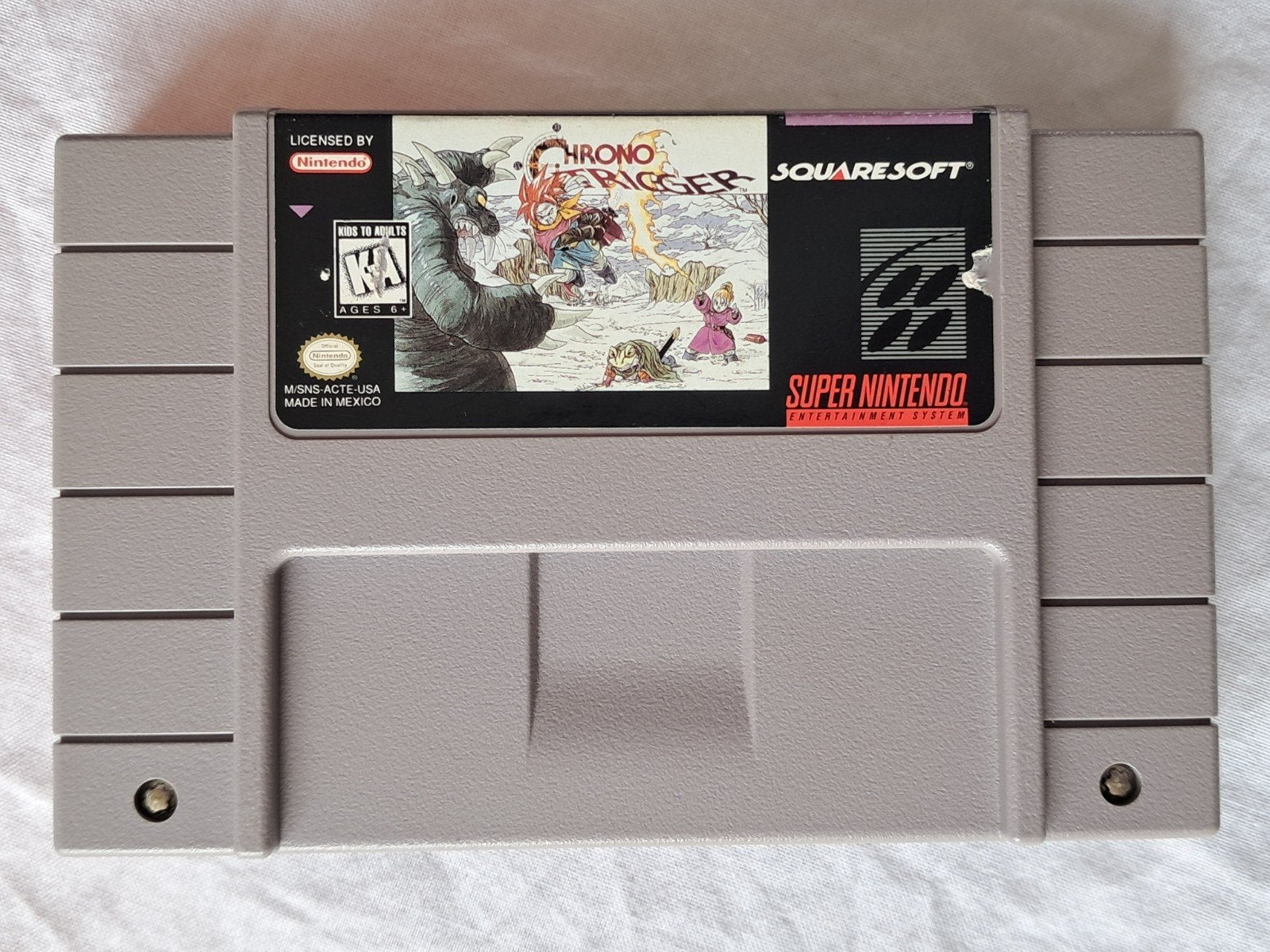 Chrono Trigger - Super Nintendo SNES NTSC-USA, Spelcomputers en Games, Games | Nintendo Super NES, Gebruikt, 1 speler, Eén computer