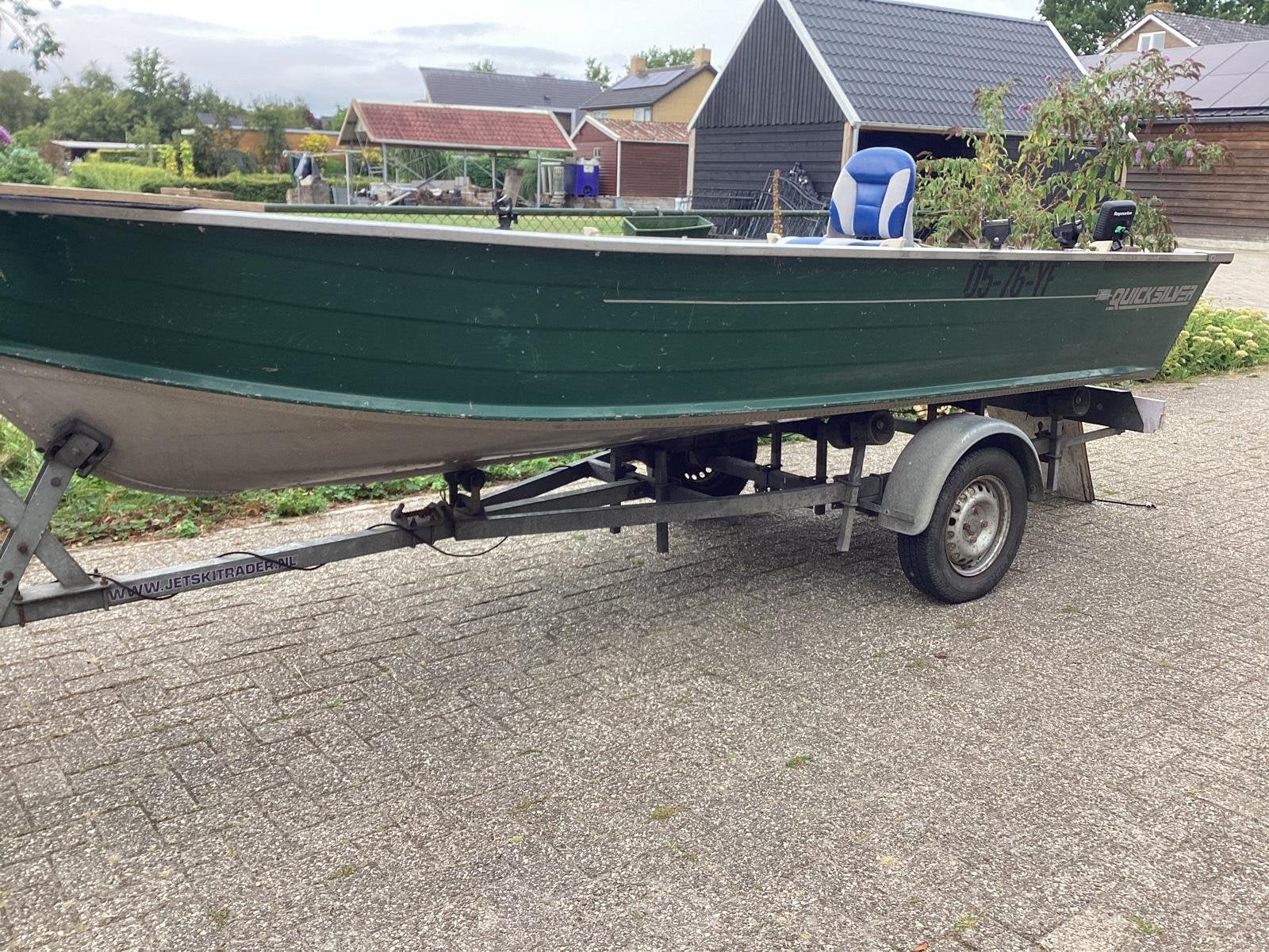 QuickSilver 450  gewijzigd 25 augustus, Watersport en Boten, Ophalen, Elektrisch, Aluminium, Zo goed als nieuw