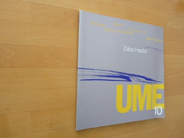 UME 10, tijdschrift met oa Zaha Hadid, Ophalen of Verzenden, Zo goed als nieuw, Architecten