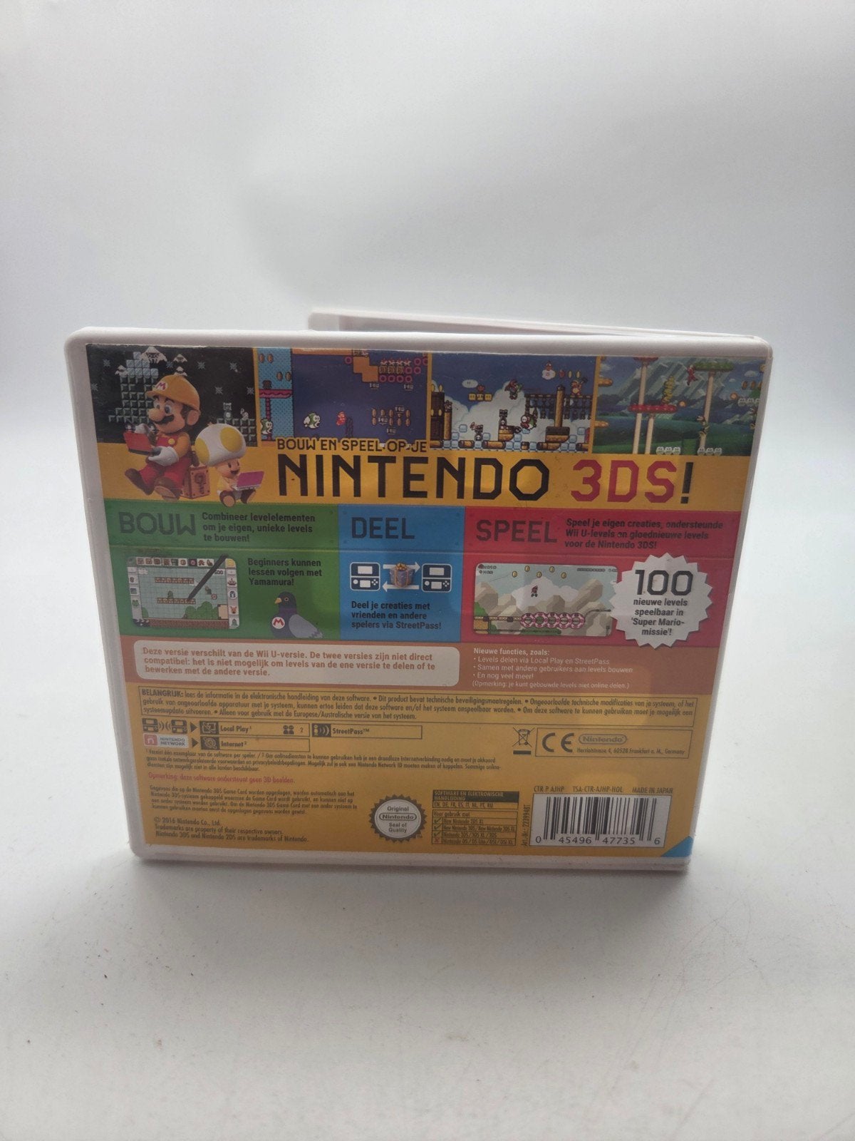 Super Mario Maker 3DS - Nintendo Selects, Spelcomputers en Games, Games | Nintendo 2DS en 3DS, Nintendo, Online, 1 speler, Zo goed als nieuw