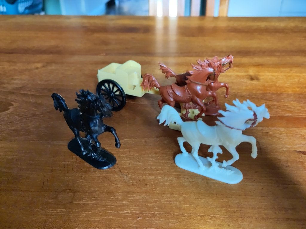 70's Jean Hoeffler koets met paarden, Ophalen of Verzenden, Gebruikt