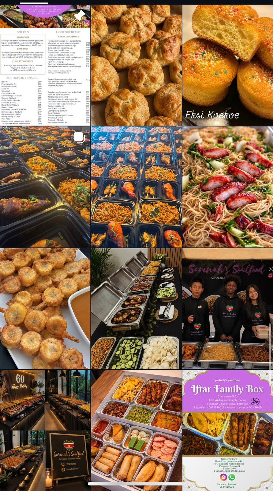 Surinaams/Javaans catering, 33 - 40 uur, Overige niveaus, Overige vormen