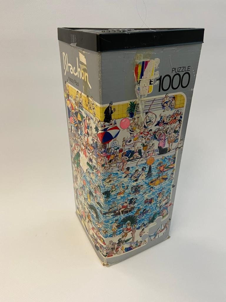 HEYE Blachon Happy Pool puzzel 1000 stukjes, Ophalen of Verzenden, 500 t/m 1500 stukjes, Gebruikt, Legpuzzel