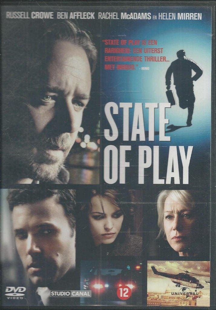 State of play met o.a. Russel Crowe, Ben Affleck, 1980 tot heden, Ophalen of Verzenden, Actie en Avontuur, Nieuw in verpakking
