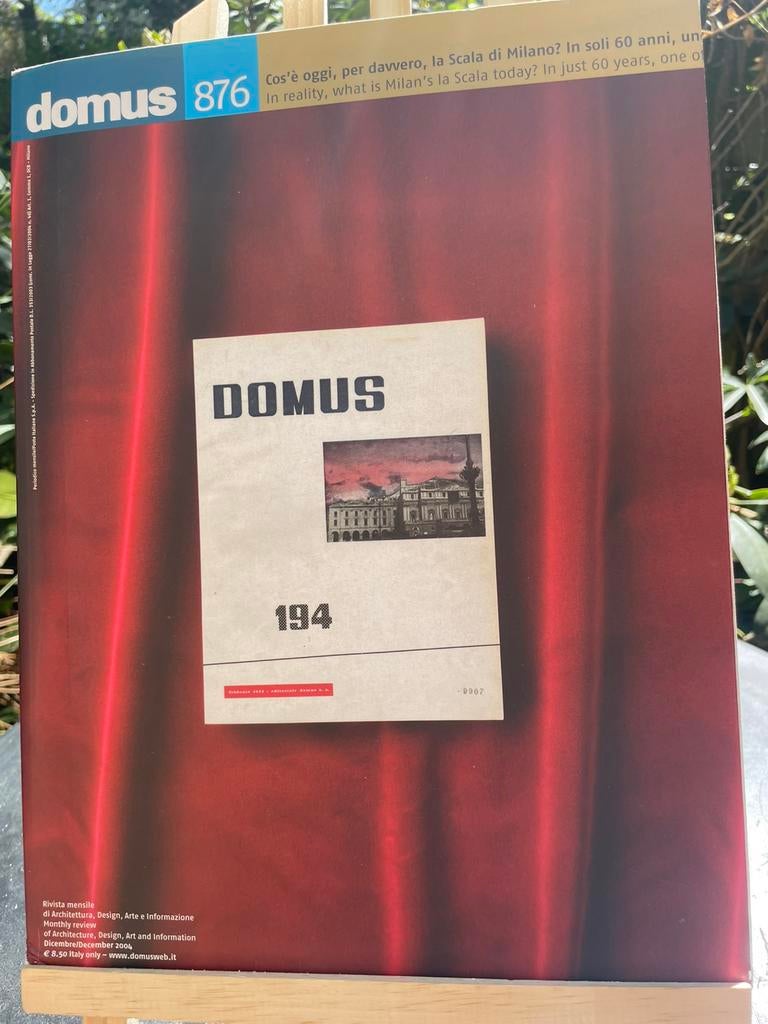 Domus 876 monthly review of Architecture, Art info dec. 2004, Ophalen of Verzenden