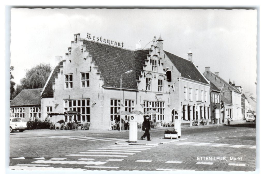 Etten-Leur, Markt, Ophalen of Verzenden, 1960 tot 1980, Gelopen, Noord-Brabant