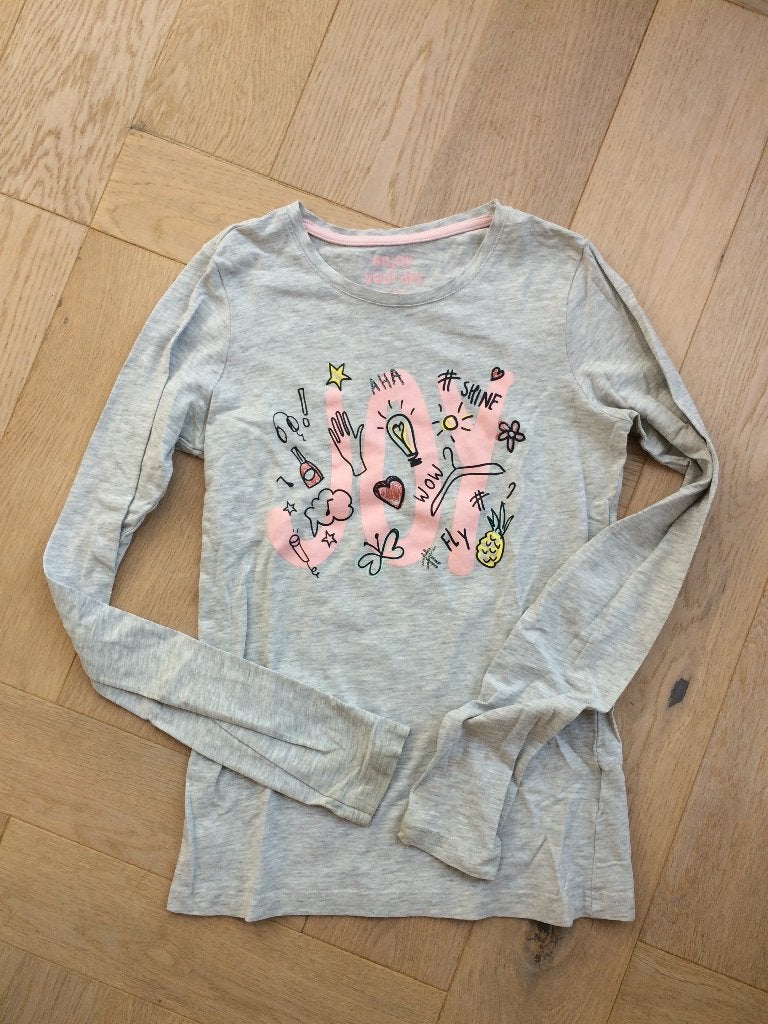 Leuk shirt van de hema maat 158/164, Kinderen en Baby's, Kinderkleding | Maat 158, Gebruikt, Meisje, Shirt of Longsleeve, Ophalen of Verzenden