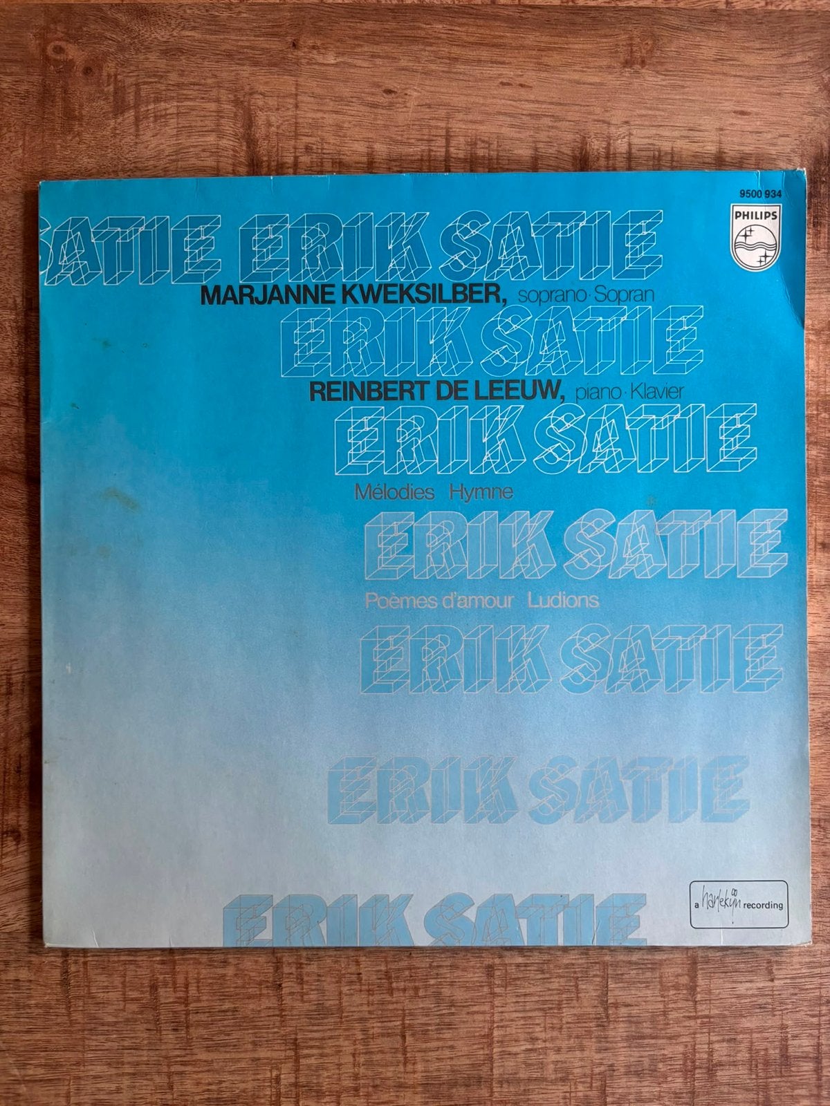 Lp Erik Satie  - Marjanne Kweksilber, Reinbert de Leeuw, LP, Gebruikt, Verzenden, Overige genres