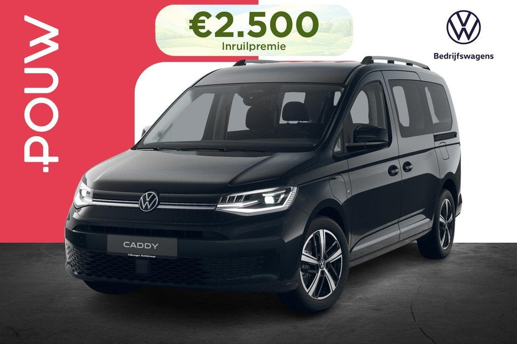 Volkswagen Caddy Kombi Maxi 1.5 TSI Hybride 150pk Style | Wi, Auto's, 12 maanden, 1498 cc, Euro 6, 4 cilinders