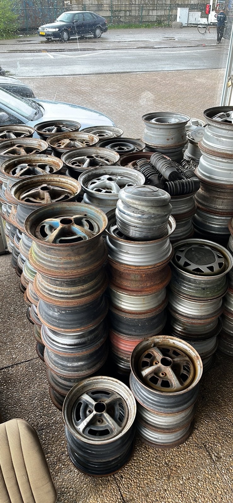 Opel Manta,,Ascona,,Kadett,,Record,,GT velgen, Auto-onderdelen, Ophalen, 15 inch, Velg(en), All Season