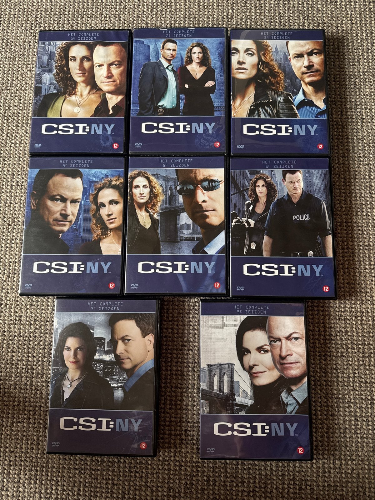 CSI: NY - Complete seizoenen 1 t/m 7 + 9, NLO, Cd's en Dvd's, Engels, Misdaad, Nederlands, Ophalen of Verzenden